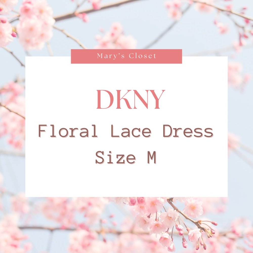 DKNY Size M Floral Dress
